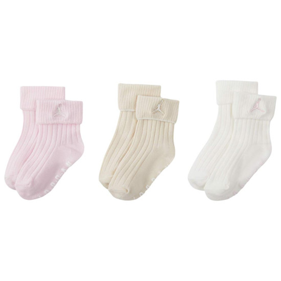 Jordan Βρεφικές κάλτσες Essentials Ribbed Gripper Socks 3 pairs